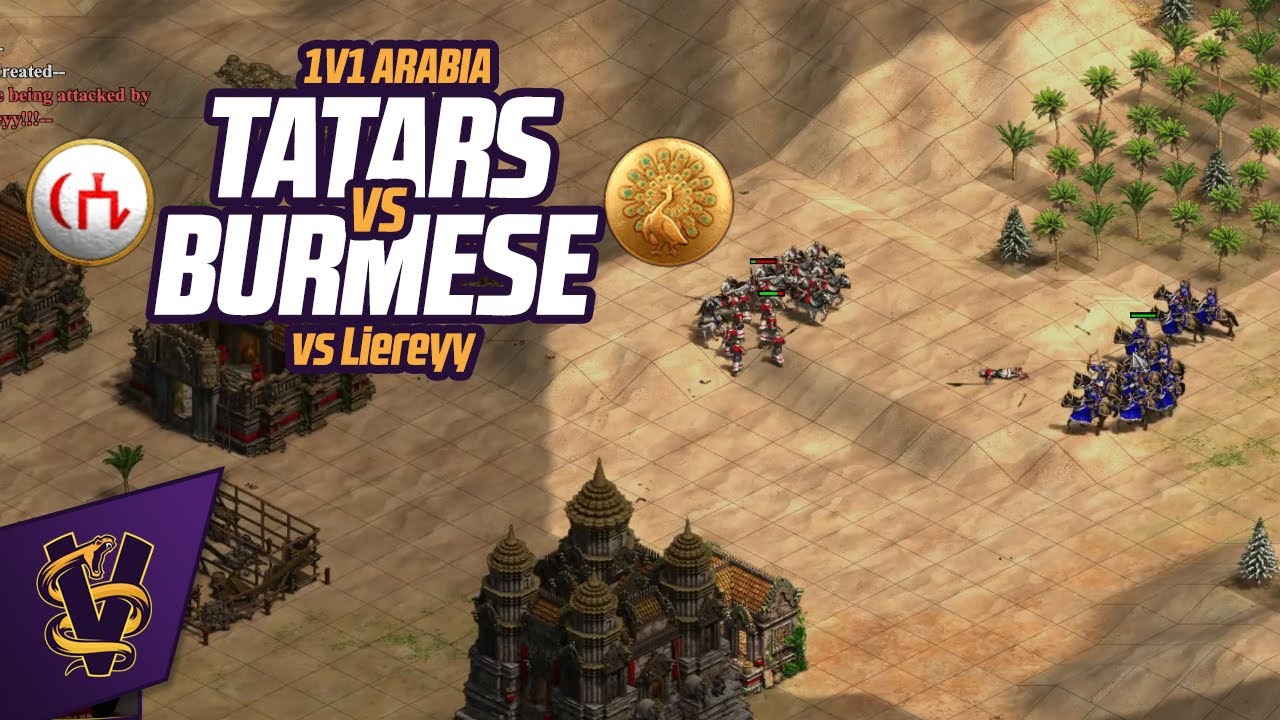 1v1 Arabia | Tatars vs Burmese | vs Liereyy