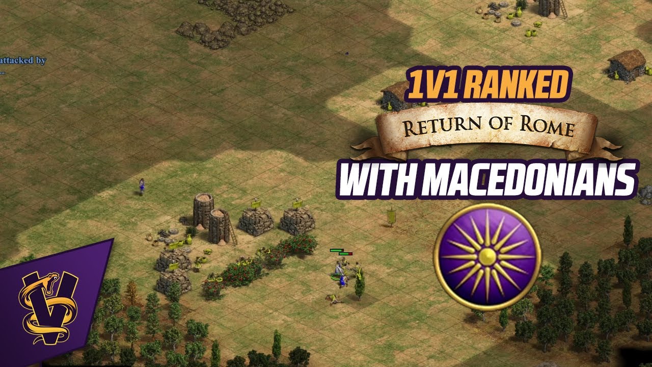 1v1 Ranked RoR AoE1 with Macedonians 1v1 Ranked RoR AoE1 with Macedonians