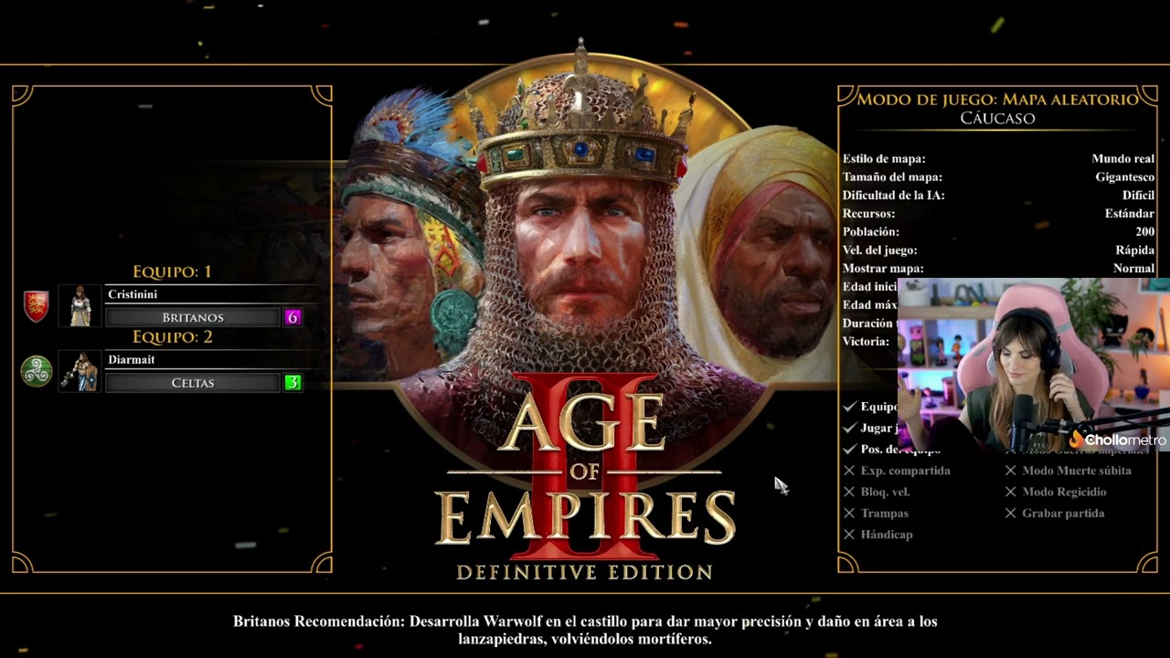 AGE OF EMPIRES II con TATOH | De noob a Pro #1 🌚🔥 [CLASE COMPLETA] | Cristinini