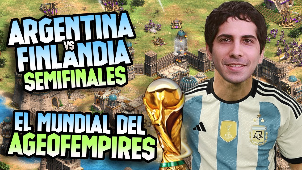 ARGENTINA vs FINLANDIA – MUNDIAL de AGE of EMPIRES en VIVO – SEMIFINALES ❤️❤️ #mundial  #esports