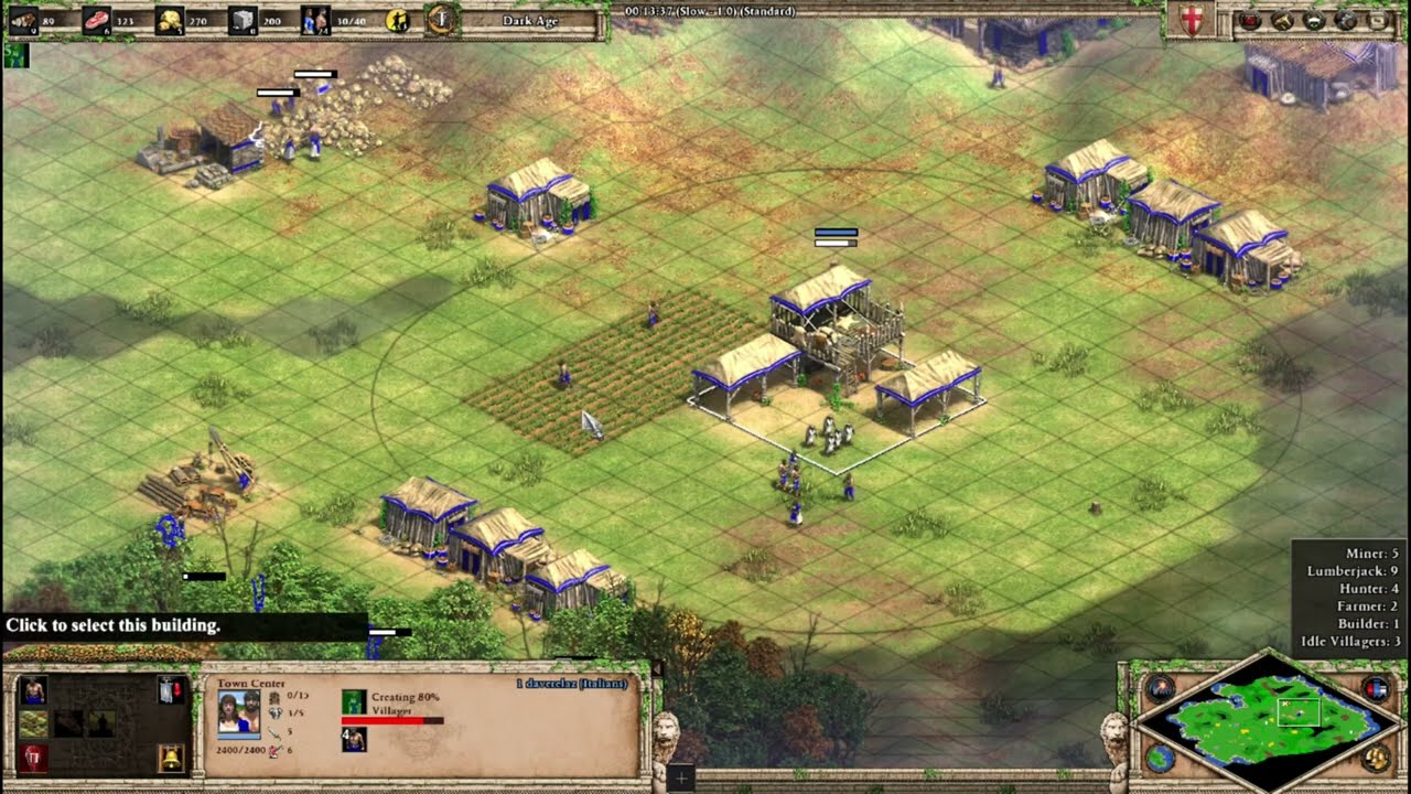 Age of Empires – Use the Cheat Code “i don’t exist”