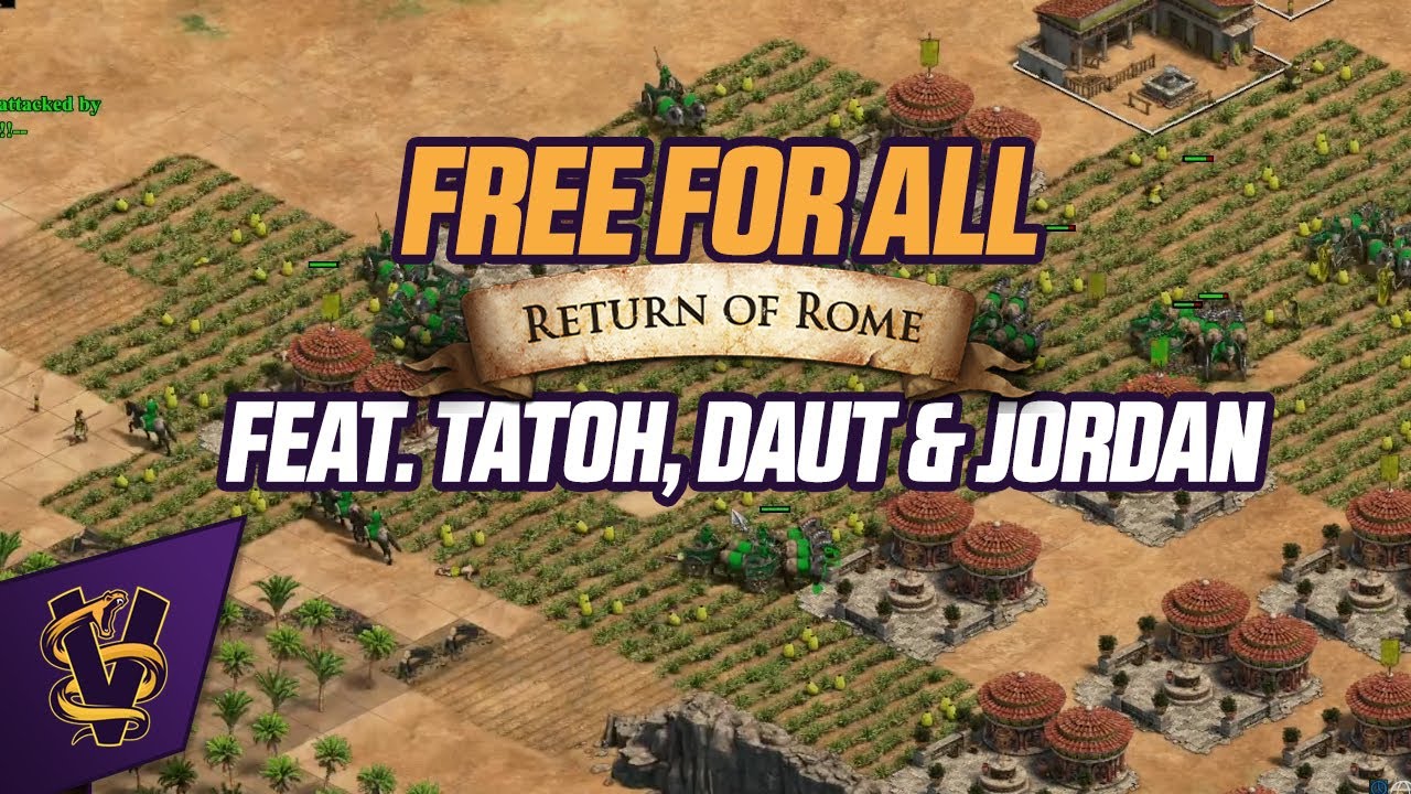 AoE1 Return of Rome | Free for All | Feat. TaToH, DauT & JorDan AoE1 Return of Rome | Free for All | Feat. TaToH, DauT & JorDan