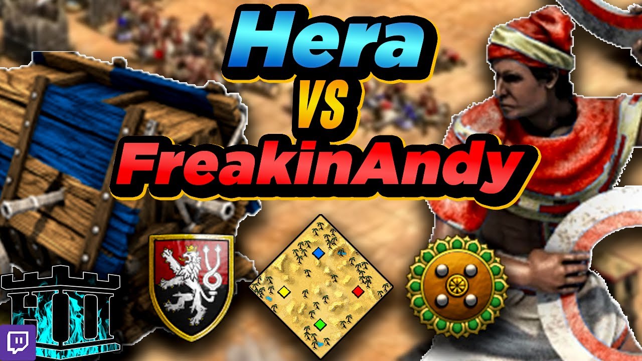 Bohemians vs Gurjaras | 1v1 Arabia | vs FreakinAndy | AoE2 Bohemians vs Gurjaras | 1v1 Arabia | vs FreakinAndy | AoE2