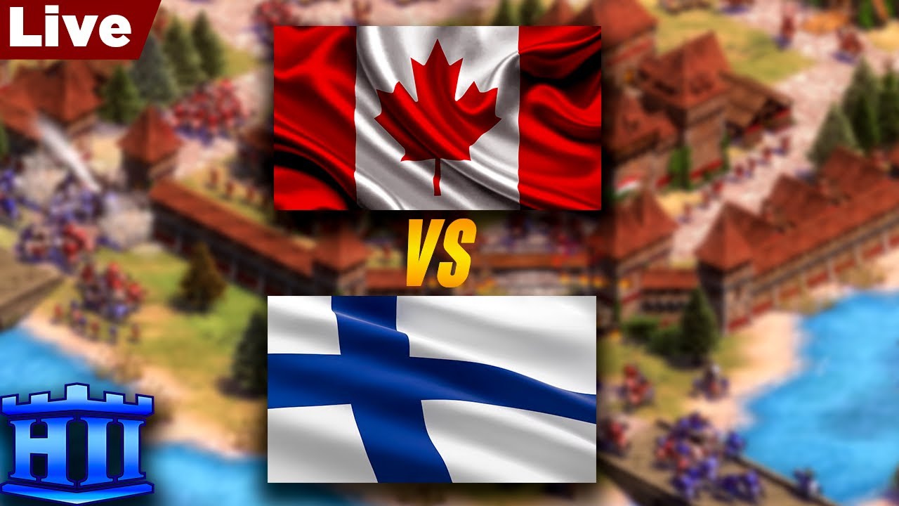 Canada vs Finland Bo7 Winners Finals | 000 Nations Cup | AoE2