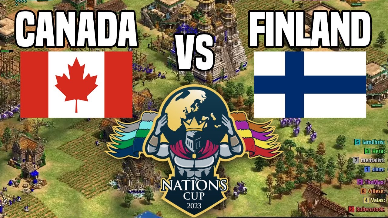 Canada vs Finland Winners FINAL Nations Cup Best of 7 Age Of Notes