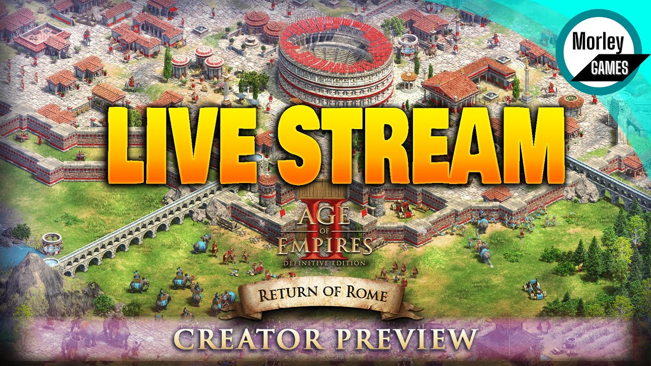 First Look At The AOE2 Return Of Rome DLC – LIVE!