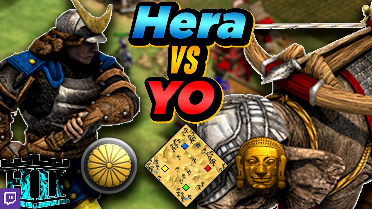 Japanese vs Khmer | 1v1 Arabia | vs Yo | AoE2