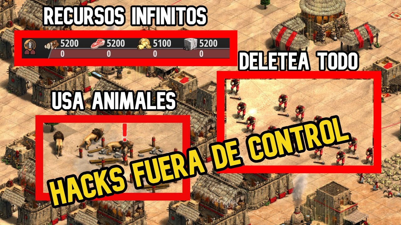 LOS HACKS ESTAN FUERA DE CONTROL EN AGE OF EMPIRES 2