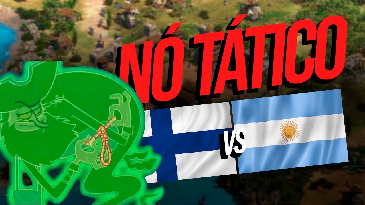 NÓ TÁTICO – Argentina vs Finlandia – Copa das Nações | Jogo 3 | AGE OF EMPIRES 2