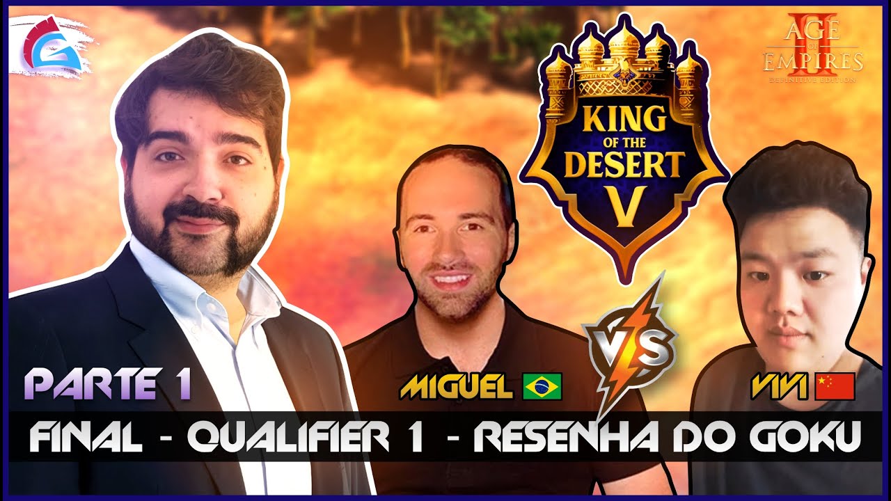 Quando o Age of Empires 2 VIRA UM JOGO DE XADREZ: QUALIFIER 1 KOTD V – MIGUEL vs VIVI | PARTE 1