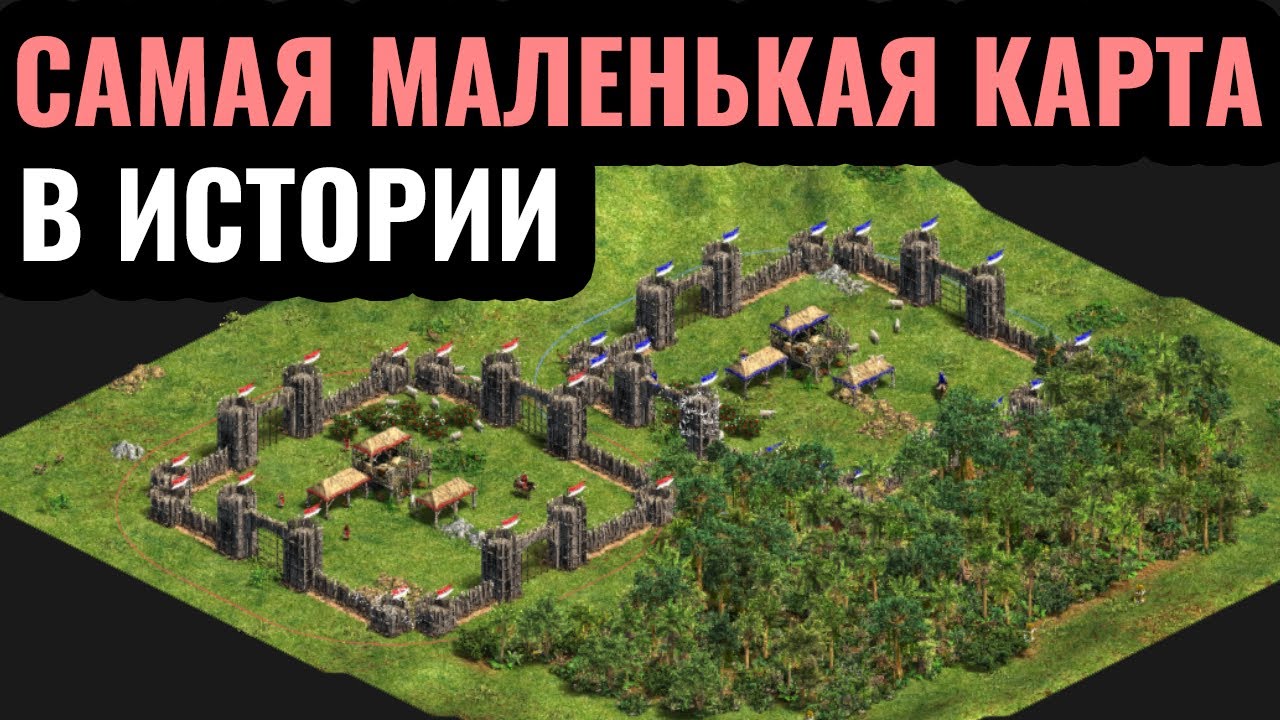 МИКРОСКОПИЧЕСКОЕ БЕЗУМИЕ: Самая МАЛЕНЬКАЯ карта в истории Age of Empires 2 МИКРОСКОПИЧЕСКОЕ БЕЗУМИЕ: Самая МАЛЕНЬКАЯ карта в истории Age of Empires 2