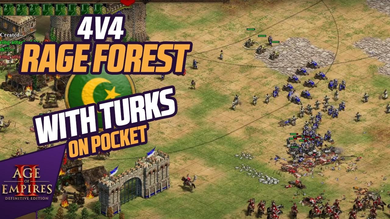 4v4 Rage Forest with Turks Janissaries! 4v4 Rage Forest with Turks Janissaries!
