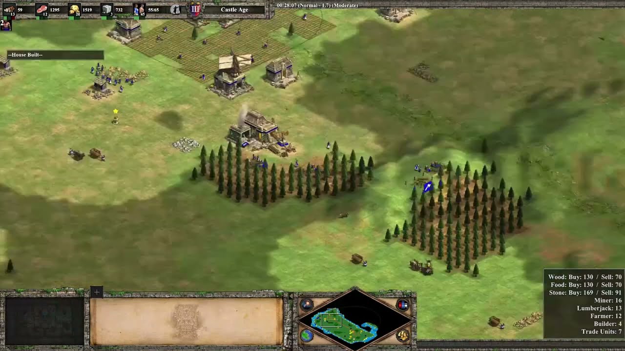 Age of Empires 2: Incas on 2v2 Team Islands (TG)