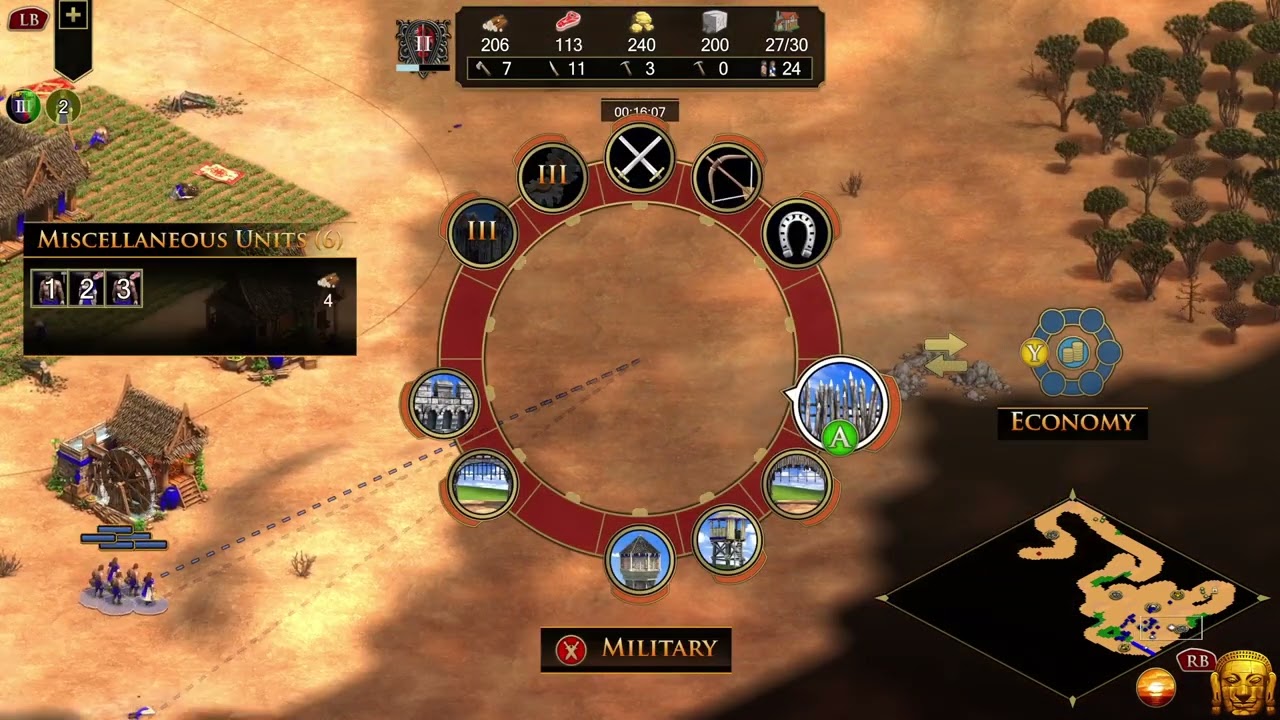 Age of Empires 2 Xbox Ranked 1v1 Action In Both Bases