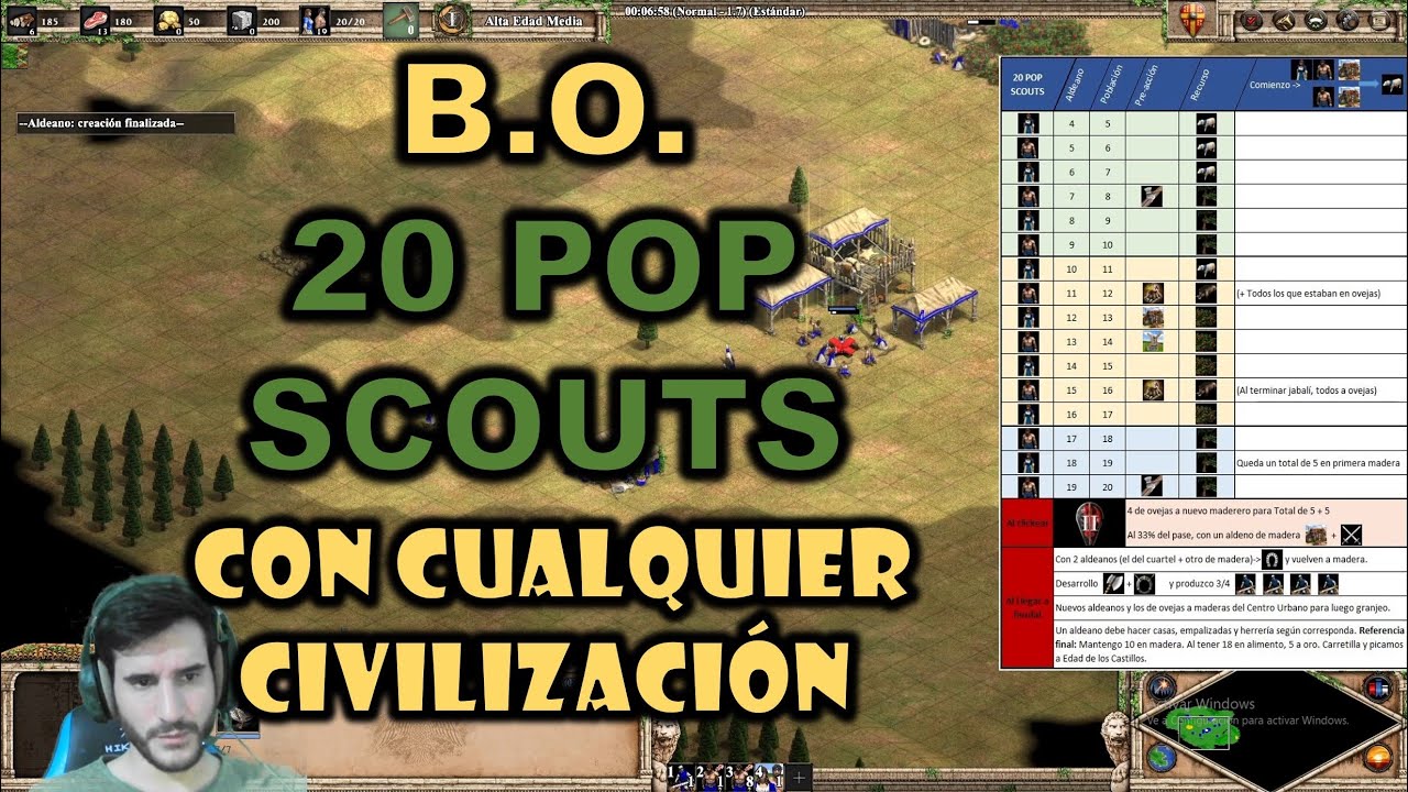 ✅ B.O. Apertura 20 Pop Scouts CON CUALQUIER CIVILIZACIÓN. Age of Empires 2. ✅ B.O. Apertura 20 Pop Scouts CON CUALQUIER CIVILIZACIÓN. Age of Empires 2.