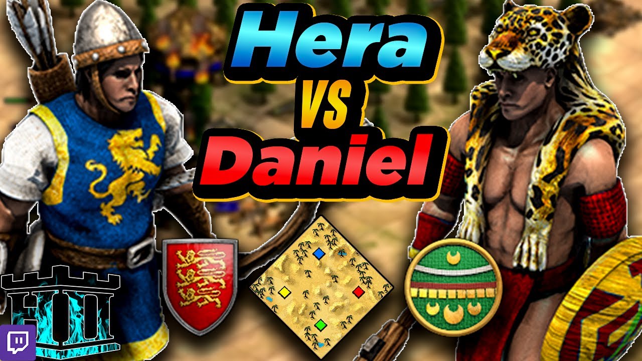 Britons vs Aztecs | 1v1 Arabia | vs Daniel | AoE2 - Age Of Notes