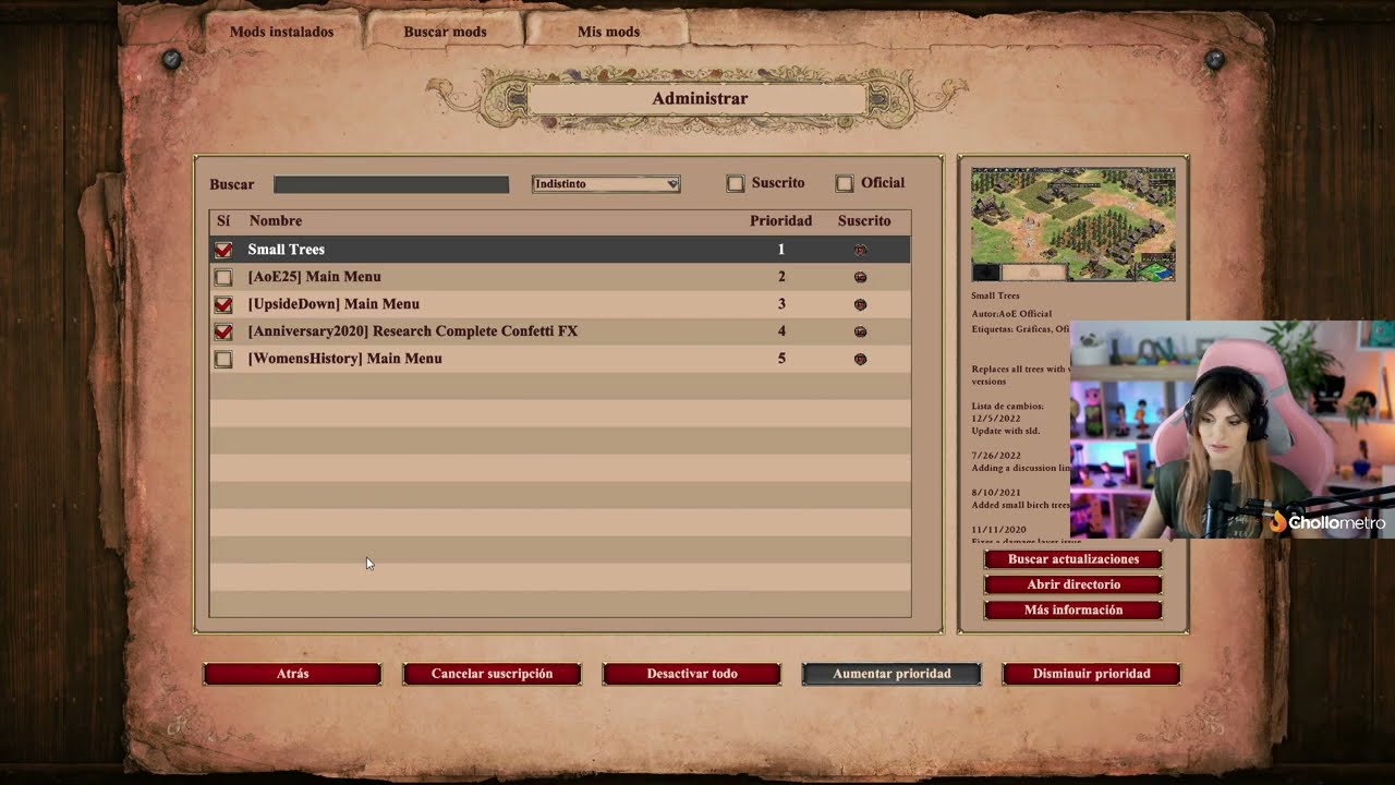 Cristinini haciendo realidad un meme age of empires