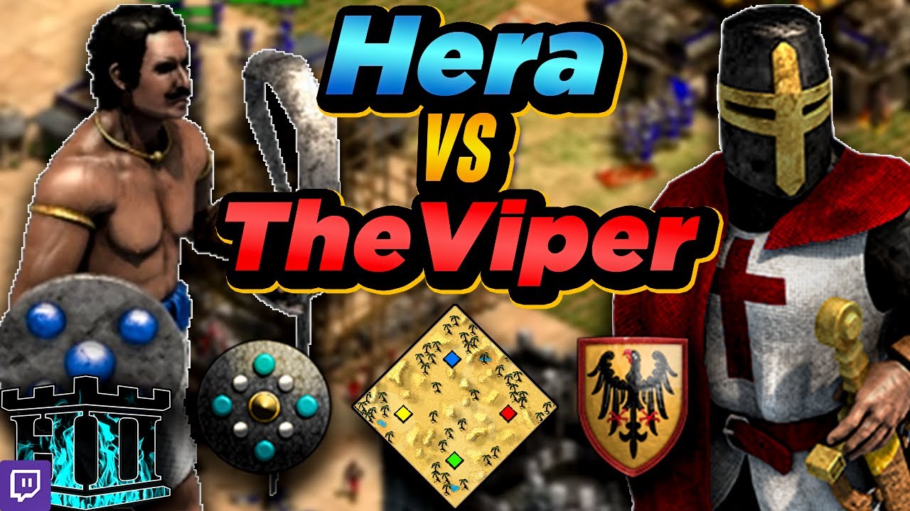 Dravidians vs Teutons | 1v1 Arabia | vs TheViper | AoE2 Dravidians vs Teutons | 1v1 Arabia | vs TheViper | AoE2