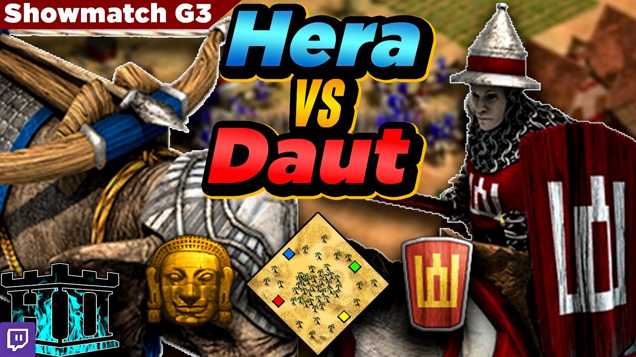 Khmer vs Lithuanians | 1v1 Arabia | vs Daut | Order of the Sheep Showmatch G3 | AoE2
