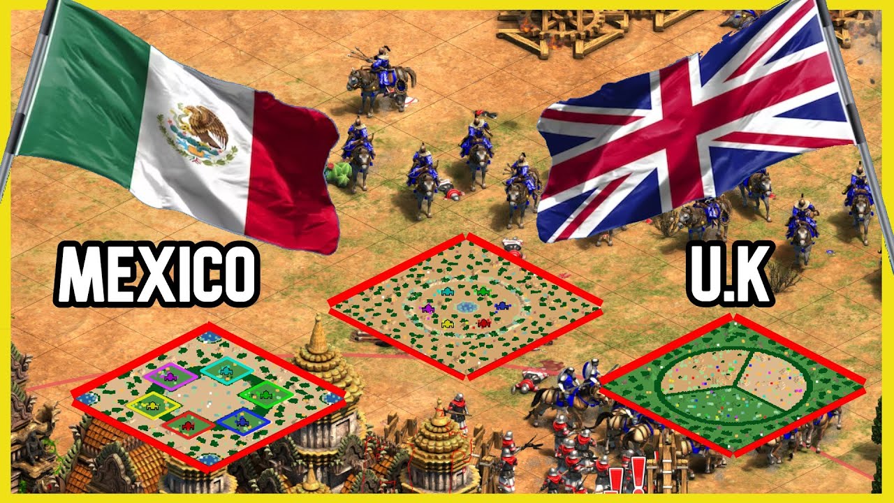 MEXICO VS REINO UNIDO POR UN CUPO TORNEO MAXIMA CATEGORIA POR EQUIPOS !Age Of Empires 2 MEXICO VS REINO UNIDO POR UN CUPO TORNEO MAXIMA CATEGORIA POR EQUIPOS !Age Of Empires 2