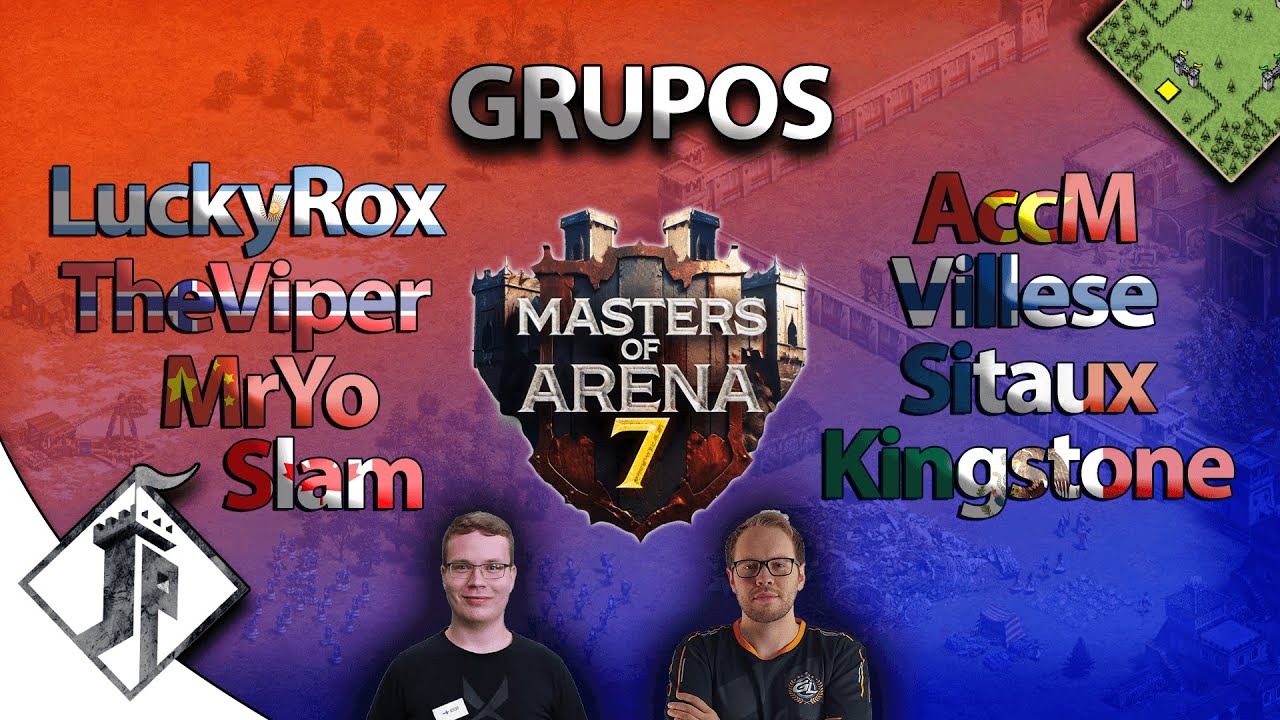 Masters of Arena 7 – MrYo / LuckyRox / TheViper / Slam / AccM / Villese – MARATON DE AGE OF EMPIRES! Masters of Arena 7 – MrYo / LuckyRox / TheViper / Slam / AccM / Villese – MARATON DE AGE OF EMPIRES!