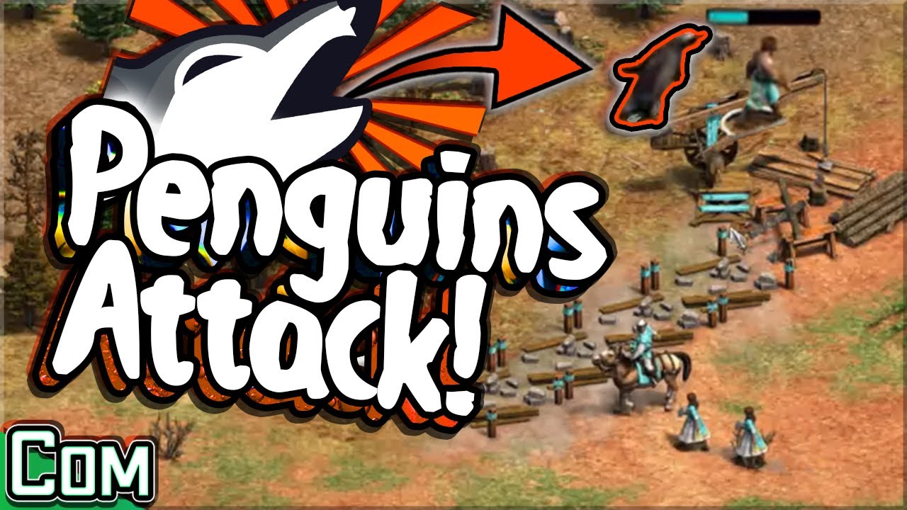 Penguins Attacking in an AoE2 Game?! Penguins Attacking in an AoE2 Game?!