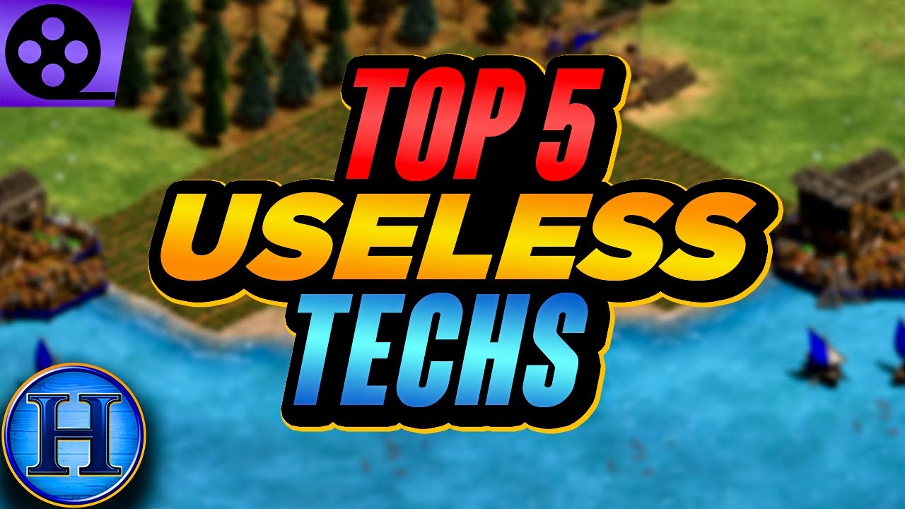 Top 5 Most Useless Technologies | AoE2 Top 5 Most Useless Technologies | AoE2