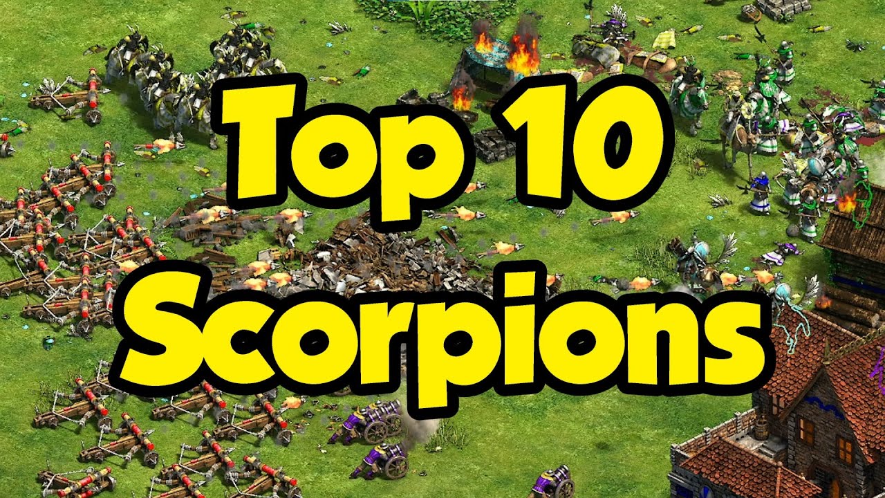 Top 10 Scorpion Civilizations (AoE2) Top 10 Scorpion Civilizations (AoE2)