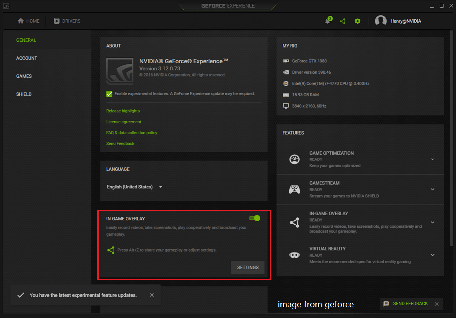 How to Disable Nvidia Overlay