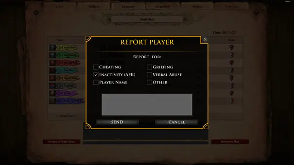 Report a player in age of empires 2