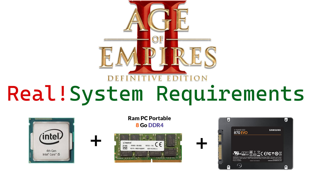 the real system requirements for age of empires 2