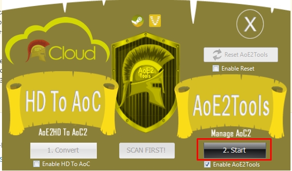 Start AoE2Tools