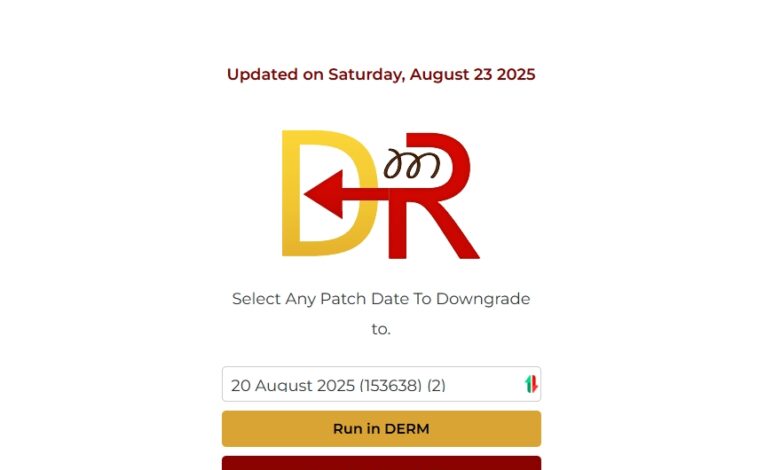 DERM Tool update for August 2025 DERM Tool update for August 2025