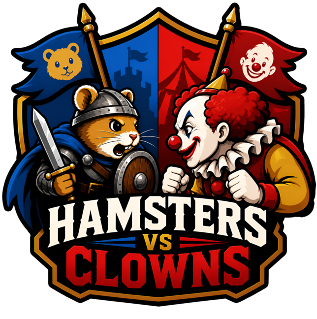 Hamsters vs Clowns